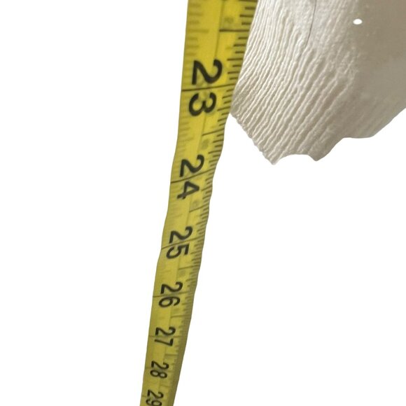 Vintage 60s Cream Knit High Neck Long Sleeve Top Medium - Picture 4 of 7